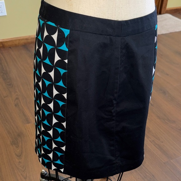 Worthington Dresses & Skirts - Worthington Geometric Black and Blue Women's Skirt